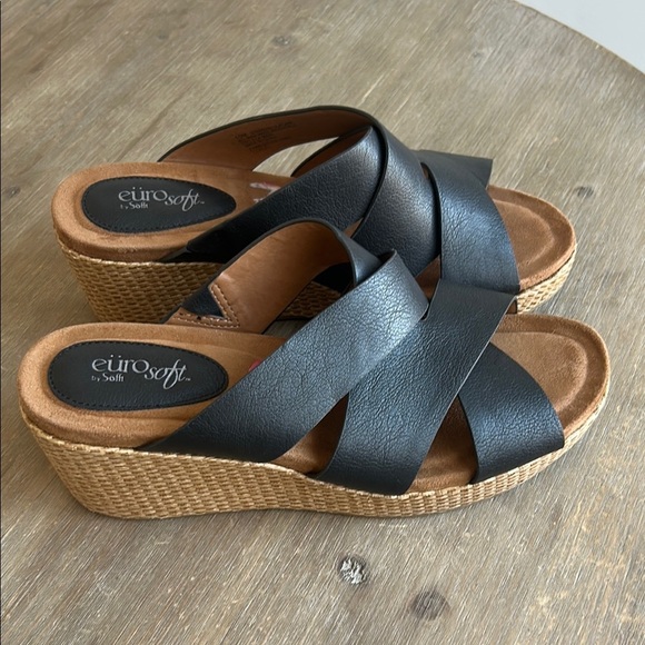Eurosoft by Sofft Women's Kailani Wedge Sandal Women’s Size 10 - Picture 3 of 17